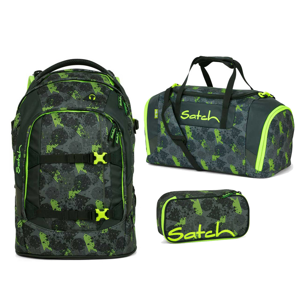 Satch Pack Schulrucksack-Set 3tlg